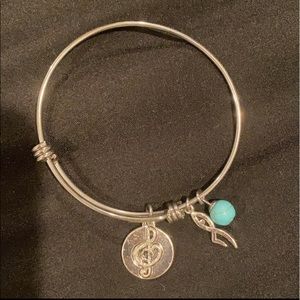 Blue dancer bracelet